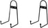 2pcs Black Metal Wall Mount Display Stands 6inch Display Easel Plate Hanger Vertical Plate Stand Holders for Plate, Book, Picture, Photo Easel...