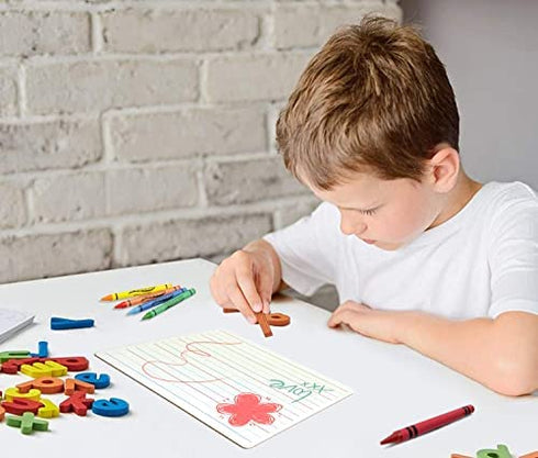 Small Dry Erase Board for Kids - White Board for Kids - Personal Whiteboard | Durable, Portable Kids Mini Whiteboard | Double Sided Small White Bo...