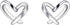 Heart Silver Stud Earrings, Hypoallergenic Tiny Small Love Hearted Stud Earrings for Women Jewelry Gift...