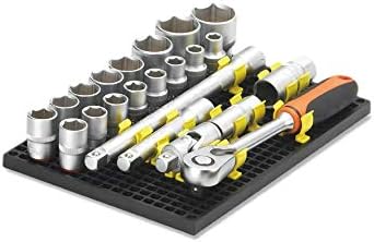 Organizer Genie - One Black Pegboard to organize your Sockets, Wrenches, Pliers, Screwdrivers, Bits and All Other Tools...