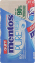 Mentos Pure Fresh Sugar-Free Chewing Gum with Xylitol, Fresh Mint, in a recyclable 90% Paperboard Bottle, 80 Piece (Pack of 1)...