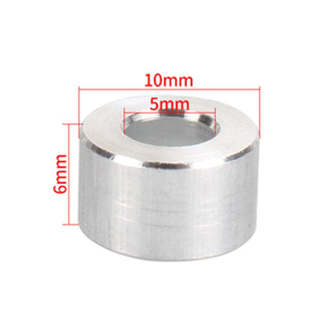 Zeberoxyz 10pcs POM Small Pulley V-Slot Wheels Kit with Double Bearing+10pcs Hexagonal Eccentric Column+10pcs Round Isolation Column for Aluminum ...