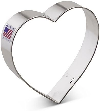 Ann Clark Cookie Cutters Heart Premium Valentine Cookie Cutter, 4" Made in USA...
