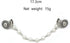 7Pcs Retro Sweater Chain Shawl Clips Cardigan Dresses Clip Collar Clip with Chain for Women Girls...