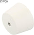 MECCANIXITY Rubber Tapered Plug 45mm to 56mm with 8mm Hole Test Tubes Bungs Stopper White for Lab Home 2 Pieces...