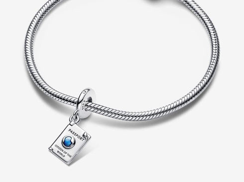 Openable Passport Charms Compatible for Pandora Bracelets 2023 and Necklaces for Women 925 Sterling Silver Jewelry Women's Bead Charms,Birthday Gi...