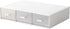 Desk Organizer-Stackable Storage Drawers, Plastic Stackable Drawers Perfect for Collection Small Item/Cosmetic Office Organizer - 3 drawers (White...