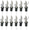 nicebottles Perfect Pour Weighted Stainless Steel Pourer, Pack of 12...