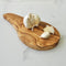 Olive Wood Garlic Chopping/Cutting Board...