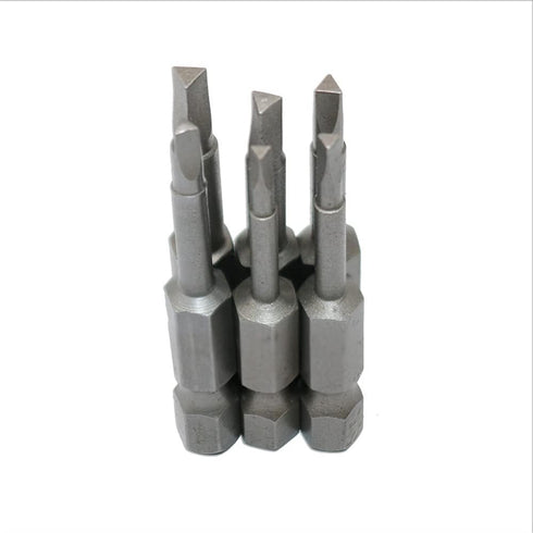 6 Piece Magnetic Triangular Screwdriver Bit Set, S2 Steel Triangular Screwdriver Bits 1/4 Inch Hex Triangle Drill, 50 mm Length...