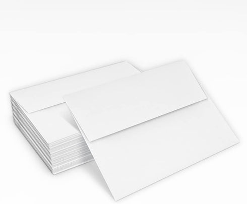 LUXPaper 4Bar A1 Invitation Envelopes | Peel & Press | 3 5/8" x 5 1/8" | White | 24lb. Text | 50 Qty...