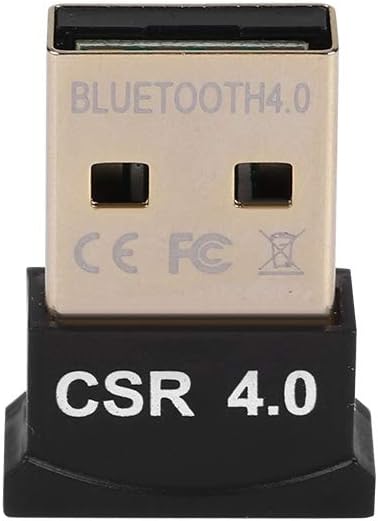 ASHATA CSR4.0 Mini USB Bluetooth Adapter Wiress Dongles Receiver Wiress Bluetooth Adapter for Windows Mouse Keyboard Headset...