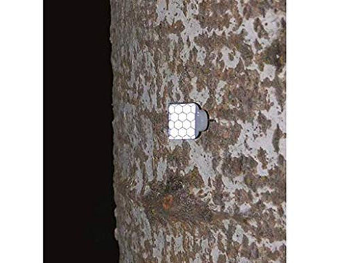White Reflective Wing Tacks (Pack of 50) Trail Tacks, Glow Tacks, Hiking Markers, Trail Marking Tacks, Reflective Thumb Tacks for Hunting, White T...
