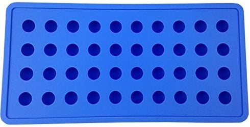 Mydio Mini Ice Ball Molds DIY Molds Tool for Candy pudding jelly milk juice Chocolate mold or Cocktails & whiskey particles(1pack,Blue)...