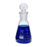 50ml Glass Erlenmeyer Flask, Laboratory Glassware Flask with Ground Glass Stopper for Chemistry Classroom Home Use, 3.3 Borosilicate Labware Conic...