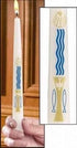 Will & Baumer Candle - Baptismal - Baptism By Water - 7/8 x 10...