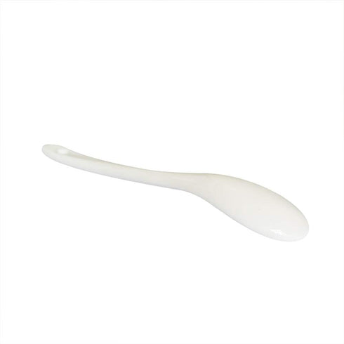 12 pcs Porcelain Egg Spoons Ceramic Spoons 5 inch Coffee Dessert Yogurt Tea milky tea...