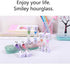 3 Minute Sand Timer Set for Brushing Teeth Pack of 6 Colorful Smiley Hourglass Timers...