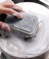 5 Pcs Heavy Duty Scrub Sponges,Dual-Sided Dishwashing Sponge for Kitchen,Multi-Use Deep Cleaning Scrub Sponge (Grey White)...