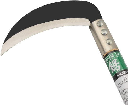 zelin Clearing Sickle,Steel Grass Sickle,Manganese Steel Blade/Hardwood Handle Hand held Sickle Tool -Professional Clearing Vines and Farming Port...