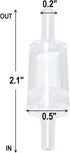 AQUANEAT Aquarium Check Valve, One Way Non Return Valve for Aquarium Air Pump, Fish Tank Accessories, 10pcs (Clear)...