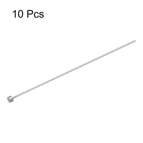 uxcell Straight Ejector Pins, 1.5mm (1/16") Dia. 65Mn Steel Round Tip Punch 150mm (6") Long for Mechanical Maintenance 10Pcs...