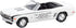 Greenlight 30274 1969 Chevy Camaro Convertible US GP Pace Car 1:64 Scale...