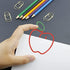 100Pcs Fruit Shaped Paper Clips, Rust Proof Plating Prevent Slip Decorative Paperclips for Document...