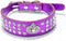 Rhinestone Dog Collar Crown Rhinestone Diamante Jewelry Crystal PU Leather Pet Dog Cat Puppy Collar(Purple,S fit Neck 20-26cm)...