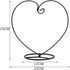 Ornament Display Stand Home Wedding Decoration Rack Plant Display Stand Heart Shaped Holder for Hanging Glass Globe Ball Air Plant Terrarium Ornam...
