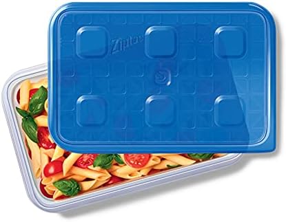 Ziploc Large Rectangle 9 Cup Containers with Lids, 2 Count...