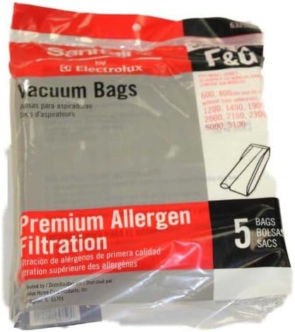 Type F & G Sanitaire Vacuum Cleaner Replacement Bag (5 Pack)...