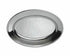 Oval Material Stainless Steel Platters - 11-3/4" x 8-1/2...