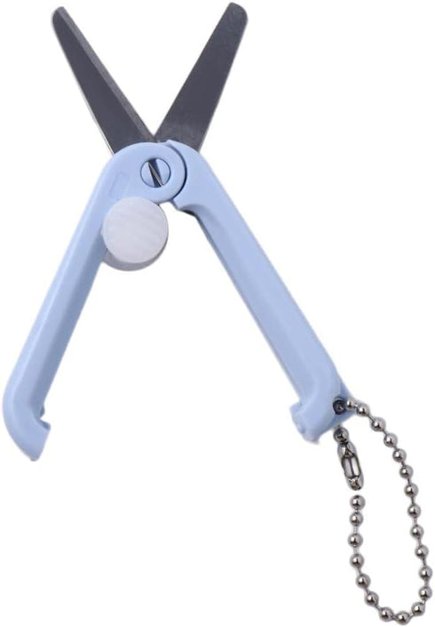 5PCS Mini Scissors with Key Chain,Stainless Steel Scissors Portable Girl Gift Scissors Hand Scissors Folding Design Office School Supplies Art Too...