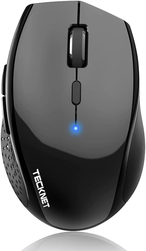 TECKNET Bluetooth Mouse, 4800 DPI Computer Mouse, 2-Year Battery Wireless Mouse 6 Adjustable DPI, 6 Buttons Compatible with Laptop/Windows/Compute...