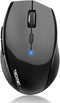 TECKNET Bluetooth Mouse, 4800 DPI Computer Mouse, 2-Year Battery Wireless Mouse 6 Adjustable DPI, 6 Buttons Compatible with Laptop/Windows/Compute...