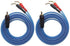 KK Cable V1-W2 18 GAUGE OFC Speaker Wire Pair with RCA Male (White & Red) to 2 Pair Pin (4Pin) Plugs, V1-W2 (3M(9.8ft))...