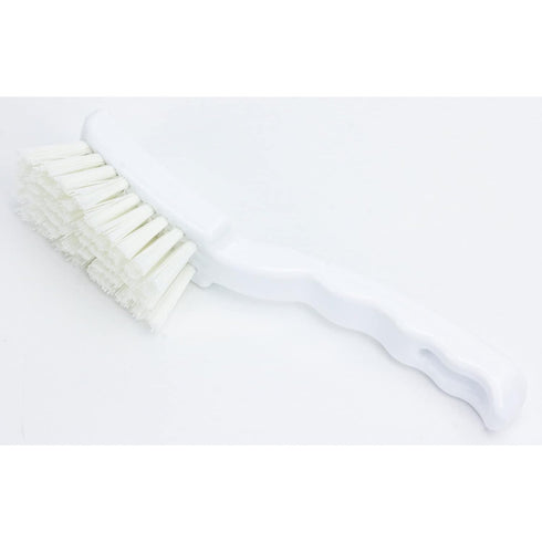 SPARTA 41395EC02 Plastic Scrub Brush, Detail Brush, Kitchen Brush With Hanging Hole For Cleaning, 7 Inches, White, (Pack of 6)...