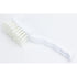 SPARTA 41395EC02 Plastic Scrub Brush, Detail Brush, Kitchen Brush With Hanging Hole For Cleaning, 7 Inches, White, (Pack of 6)...