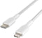 Belkin BoostCharge Nylon Braided USB C to Lightning Cable 3.3ft/1M - MFi Certified 18W Power Delivery iPhone Charger Cord - Apple Charger USB C Ca...