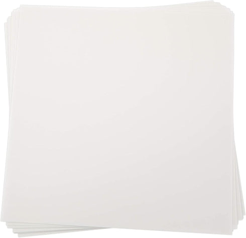 Paper Junkie 100 Sheets Translucent Vellum Paper for Invitations, Crafts, Tracing, 93 GSM (White, 12x12")...