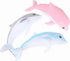 3 Pieces, Dolphin Filled Animal Plush Pillow, Super Soft Doll, Ocean Animal Plush Toy for Boys and Girls as a Sleeping mat Gift, (Blue, Pink, Gray...