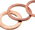 200Pcs Engine Oil Drain Plug Copper Crush Washer Seal O-Ring Gasket 9 Sizes in Box...