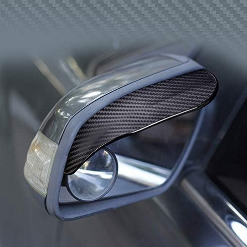 2Pcs Rear View Side Mirror Eyebrow Rain Visor Shade Guard Universal Car Rearview Mirror Rain Eyebrow Snow Guard Sun Visor Shadow Protector...