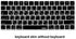 XSKN Arabic Language Keyboard Silicone Cover Skin for Apple Magic Keyboard (MLA22LL/A) US Layout - Black...