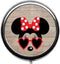 Cartoon Bow Little Mouse Pattern Cute Pill Box/Pill case-Round Pill Box/case- Three-Compartment Pill Box/Pill case …...