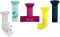Boon Pipes Toddler Bath Toys - Bathtub Building Toys with Suction Cups - Toddler Sensory Toys and Bathtub Essentials - Multicolored - 5 Count - Ki...
