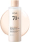 ANUA RICE 70 GLOW MILKY TONER, for Glass Skin and Brightening, Rice Water, Niacinamide, Ceramides, Panthenol, Fragrance-free, Non comodogenic, Fun...