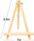 9.5 in Wood Easel Stand Tabletop Easels for Painting, Canvases, Art, Crafts, Small Wooden Table Top Paint Tripod Station for Kids Adult (3pack)...