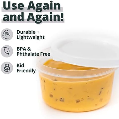 Greenco Small Food Storage Containers - 20 pcs | Plastic Food Containers with Lids | Deli Containers | Meal Prep Container | Pantry, Fridge, Kitch...